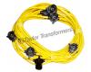 50M x 2M Space BC 25 Lamp Holders Festoon Cable